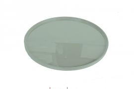 Light green round lacquer tray D26*1cm